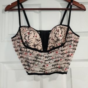 Victoria's Secret Very Sexy Longline Bra 34DD NWT